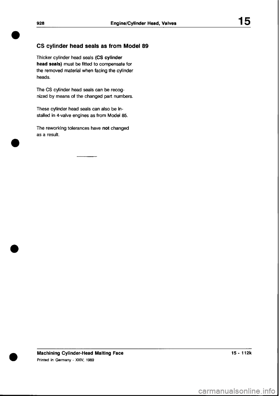 PORSCHE 928 1995  Service Repair Manual 