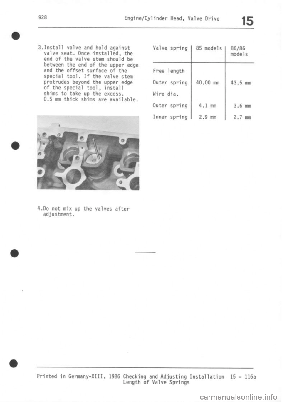PORSCHE 928 1995  Service Repair Manual 