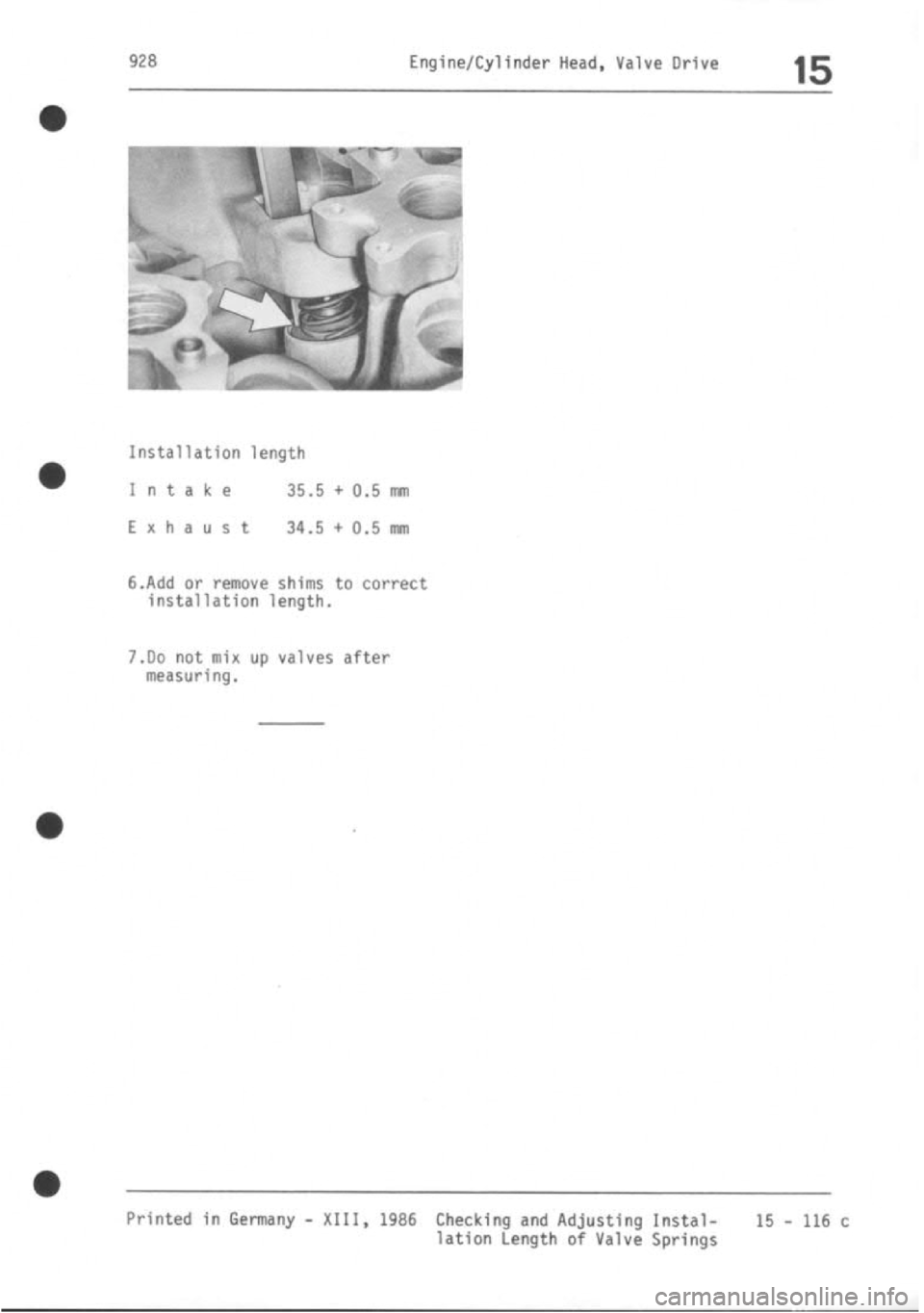 PORSCHE 928 1995  Service Repair Manual 