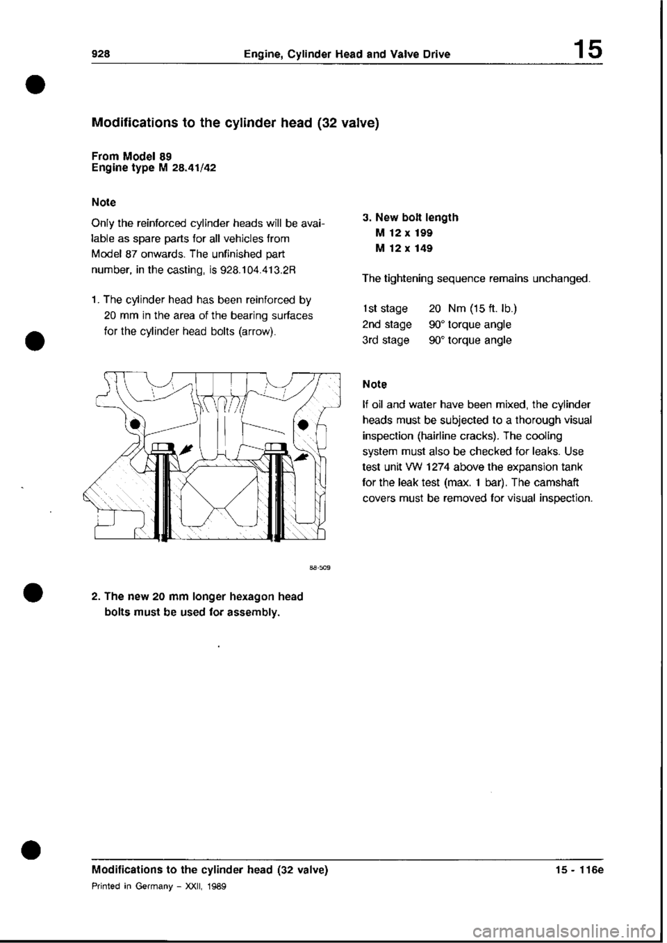PORSCHE 928 1995  Service Repair Manual 