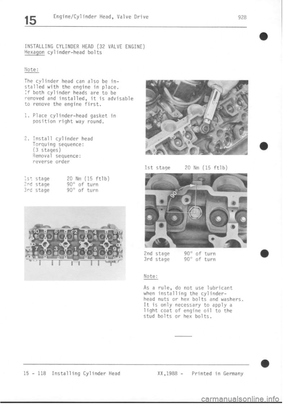 PORSCHE 928 1995  Service Repair Manual 