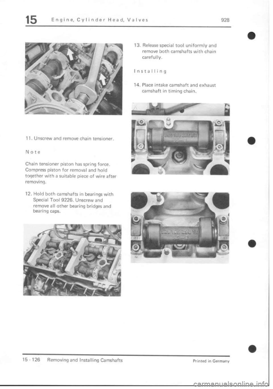 PORSCHE 928 1995  Service Repair Manual 