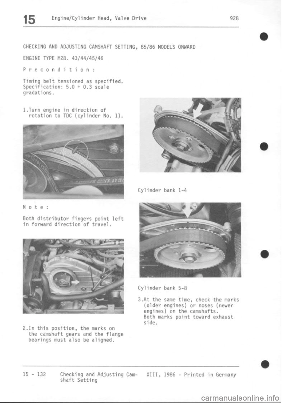 PORSCHE 928 1995  Service Repair Manual 