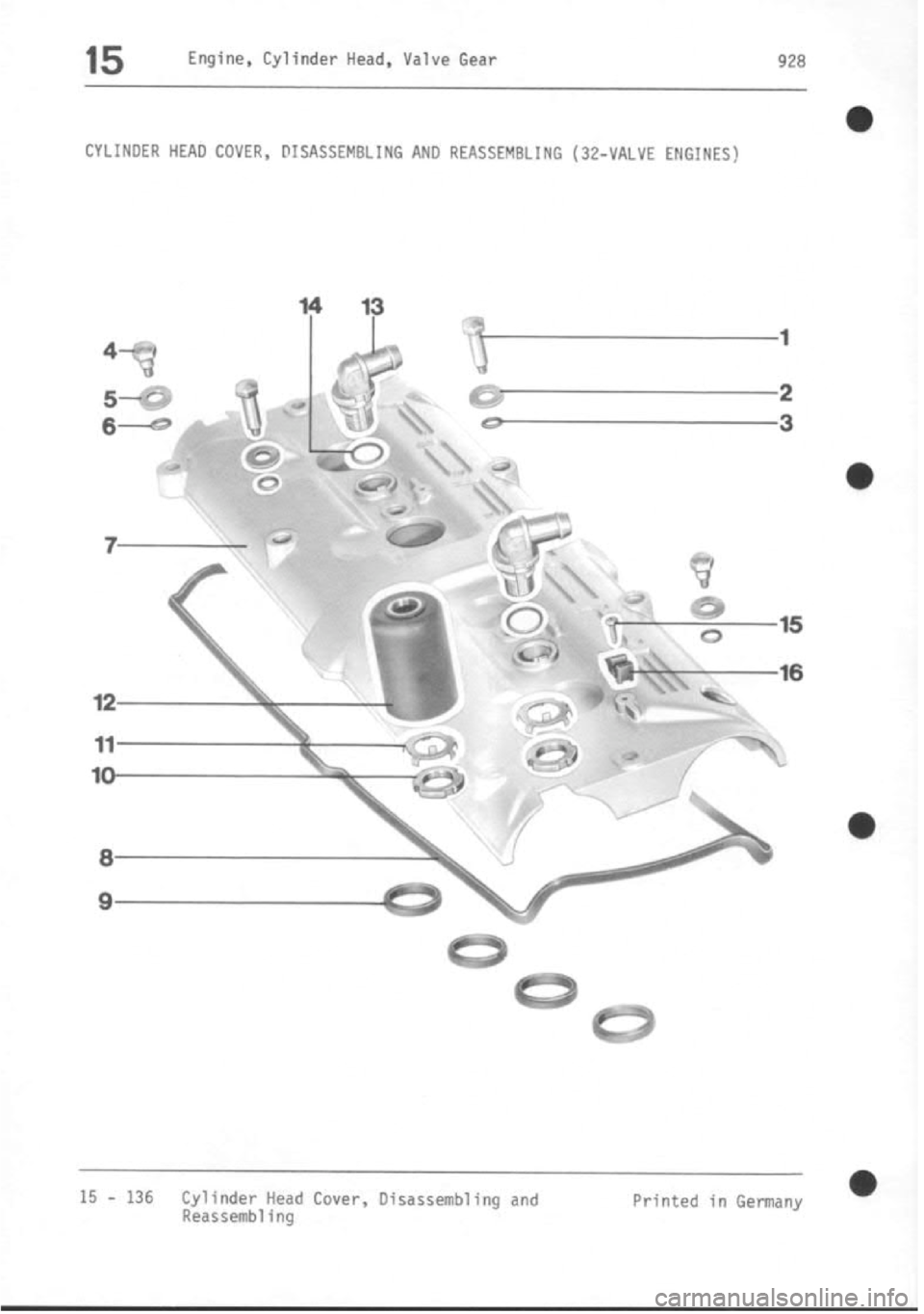 PORSCHE 928 1995  Service Repair Manual 
