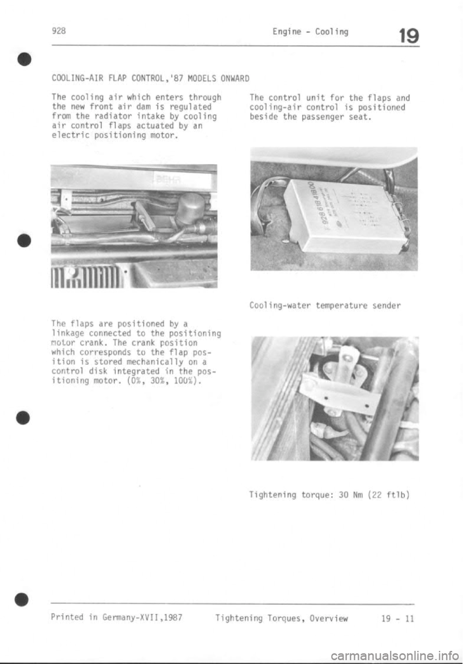 PORSCHE 928 1995  Service Repair Manual 