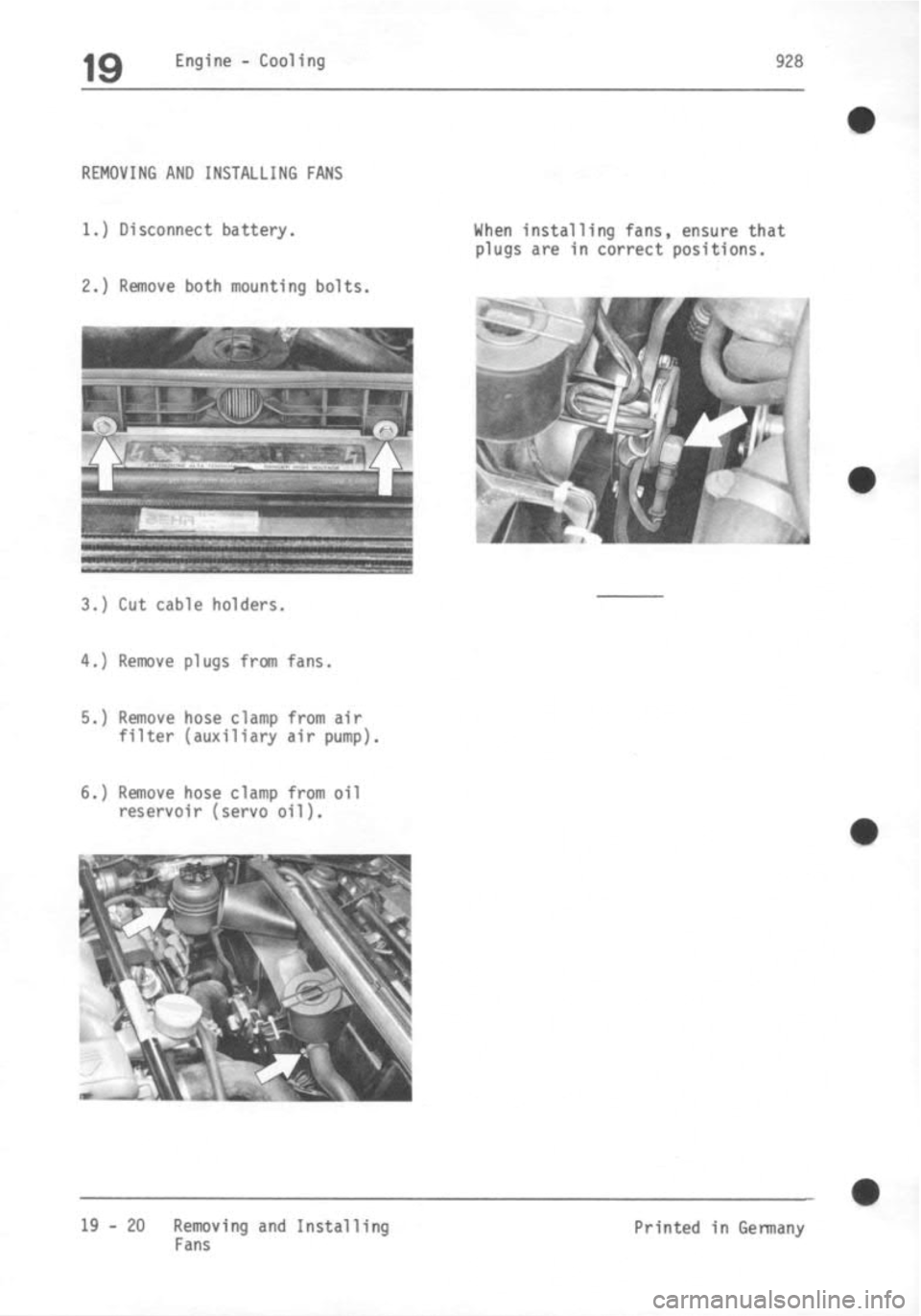 PORSCHE 928 1995  Service Repair Manual 