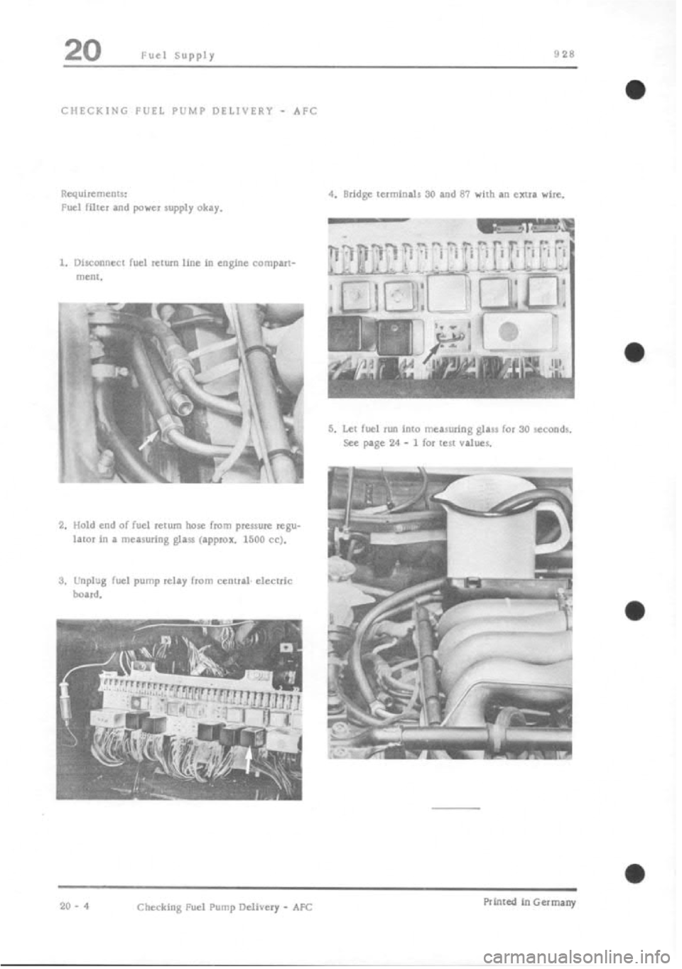 PORSCHE 928 1995  Service Repair Manual 