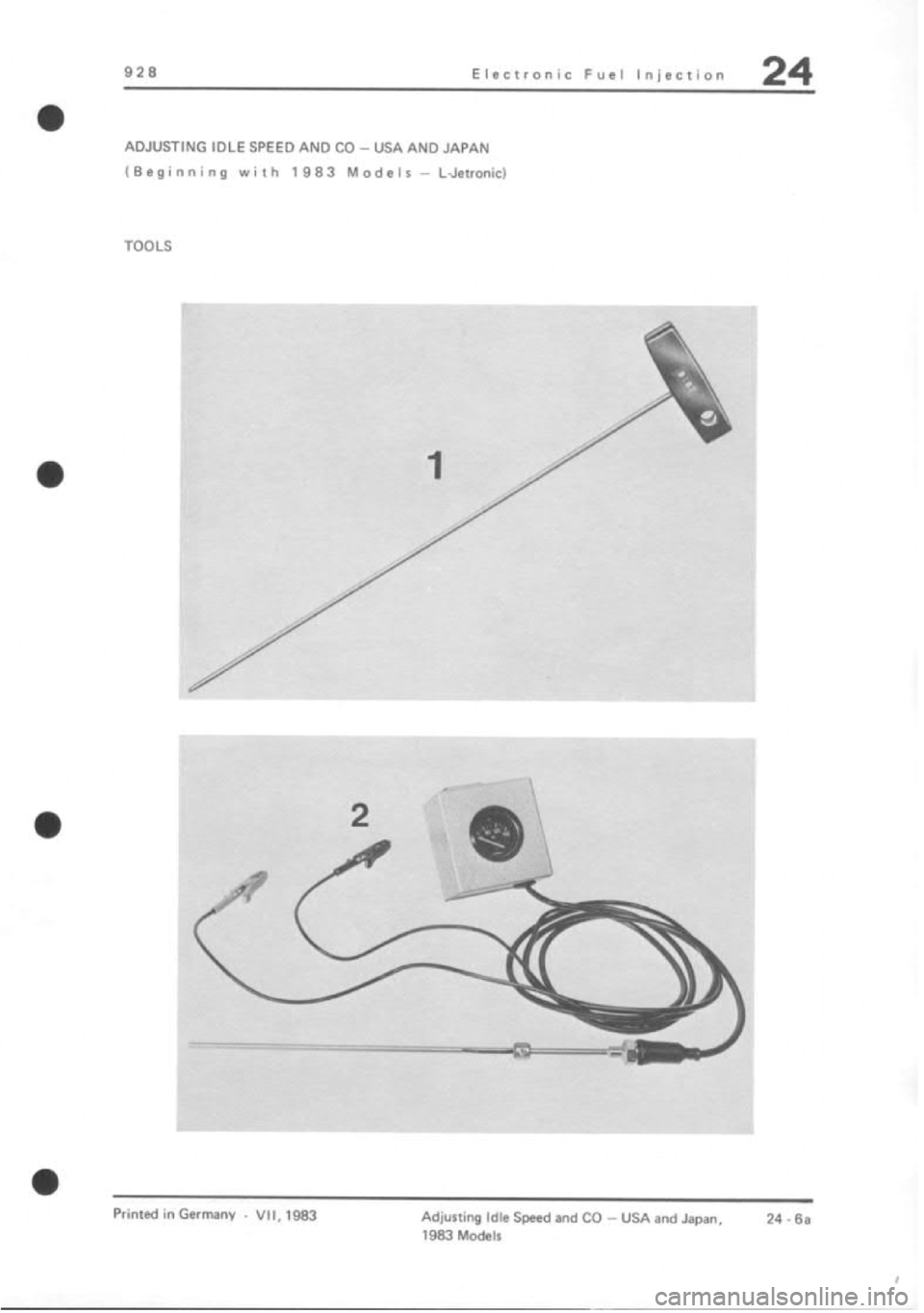 PORSCHE 928 1995  Service Repair Manual 