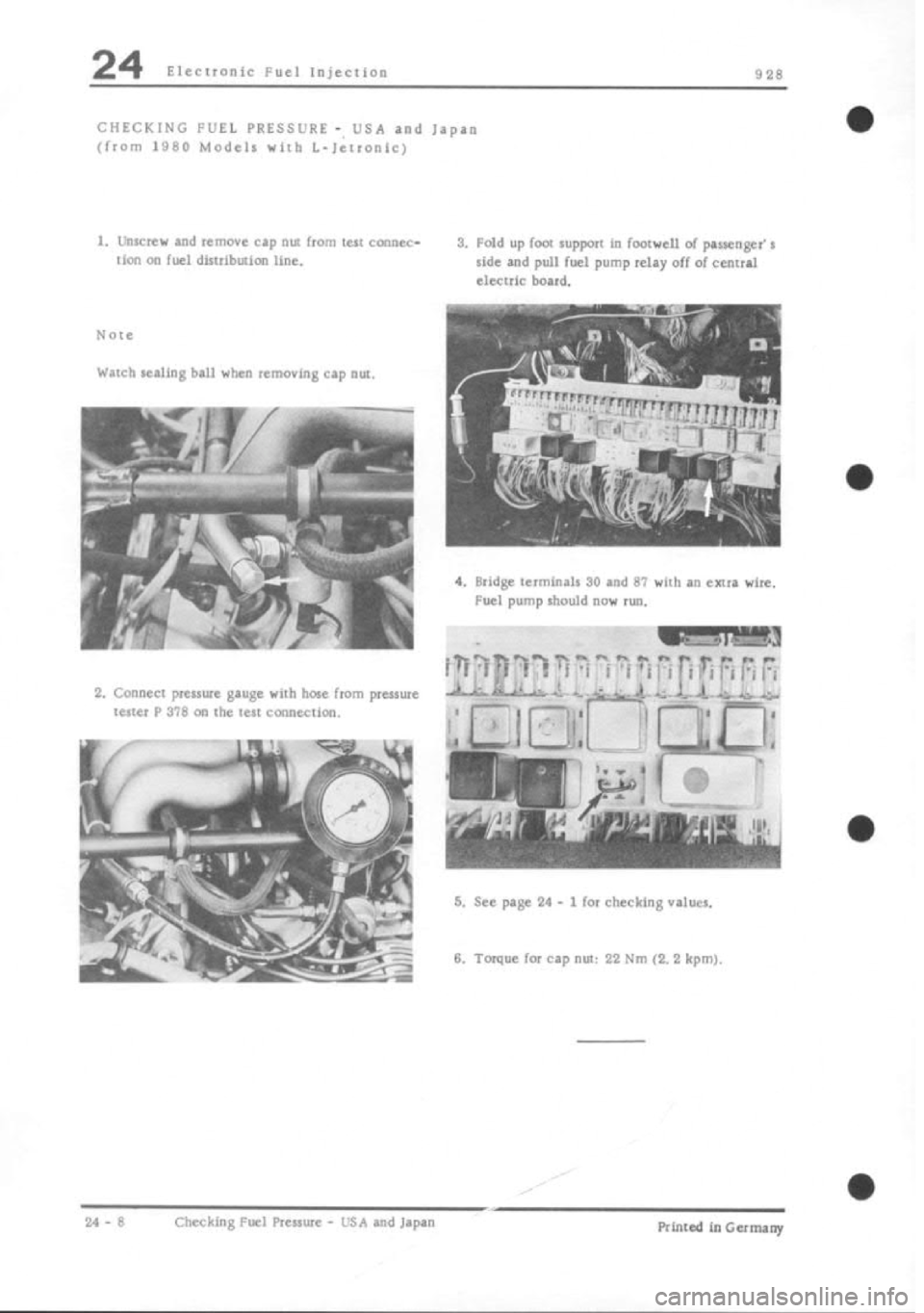 PORSCHE 928 1995  Service Repair Manual 