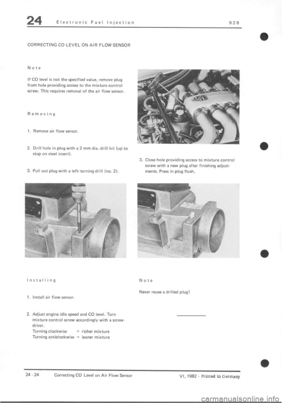 PORSCHE 928 1995  Service Repair Manual 