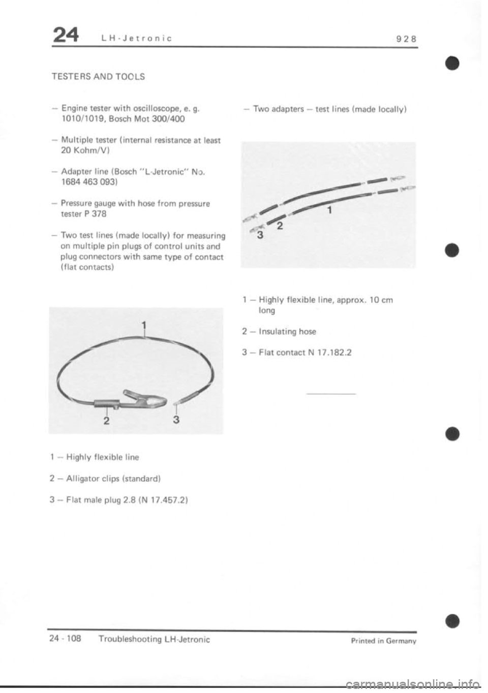 PORSCHE 928 1995  Service Repair Manual 
