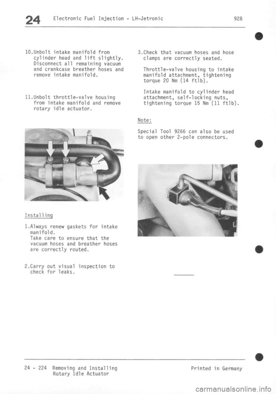 PORSCHE 928 1995  Service Repair Manual 