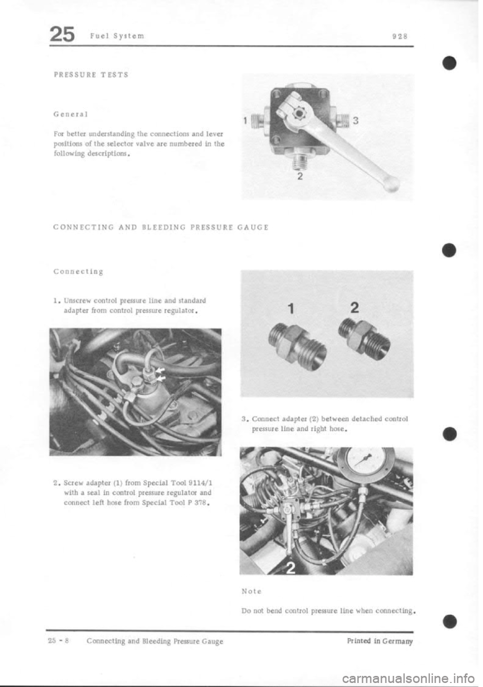 PORSCHE 928 1995  Service Repair Manual 