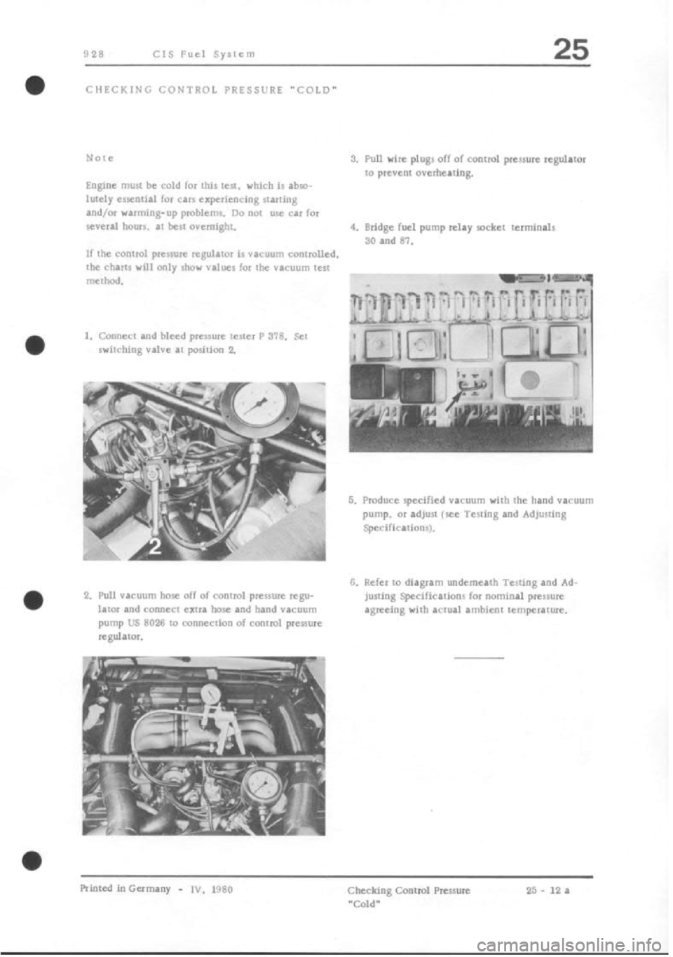 PORSCHE 928 1995  Service Repair Manual 