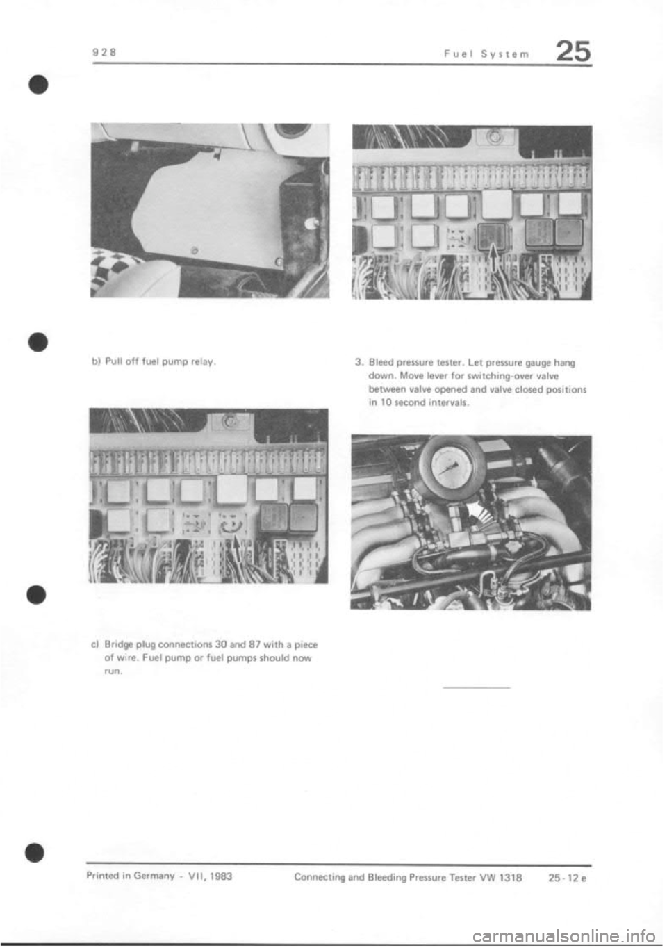 PORSCHE 928 1995  Service Repair Manual 