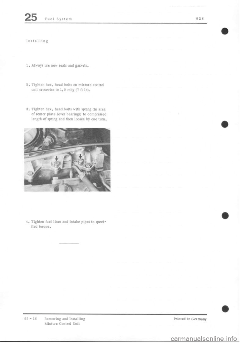 PORSCHE 928 1995  Service Repair Manual 