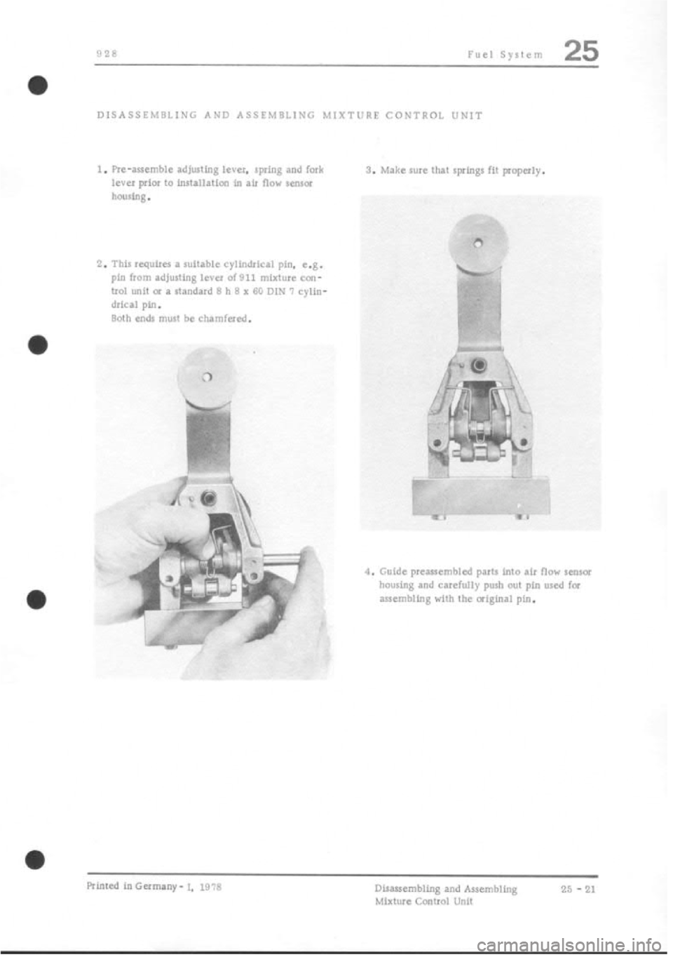 PORSCHE 928 1995  Service Repair Manual 