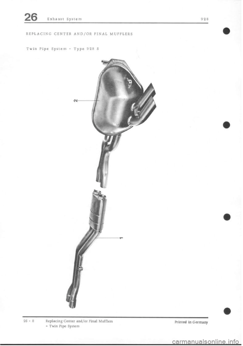 PORSCHE 928 1995  Service Repair Manual 