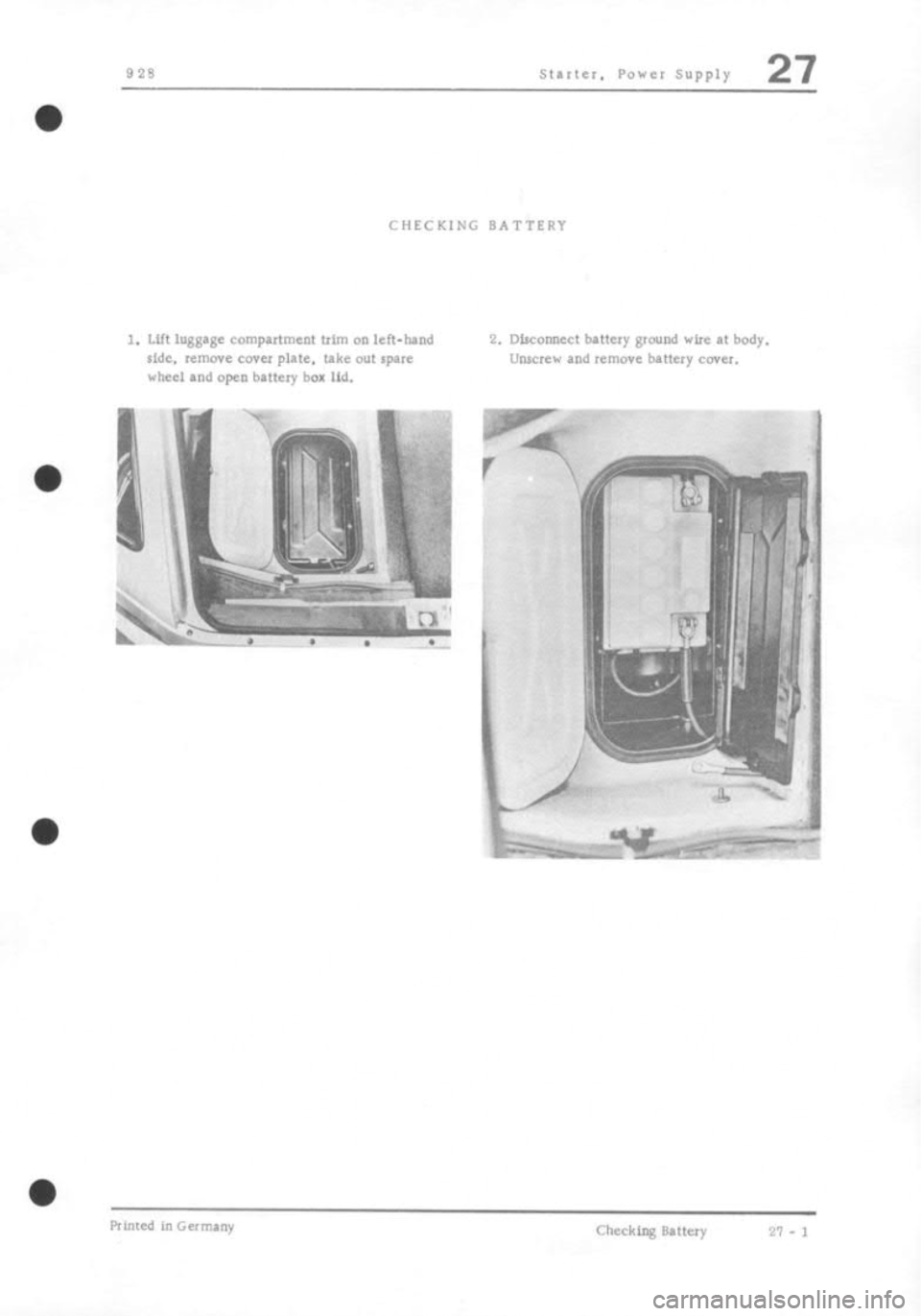 PORSCHE 928 1995  Service Repair Manual 