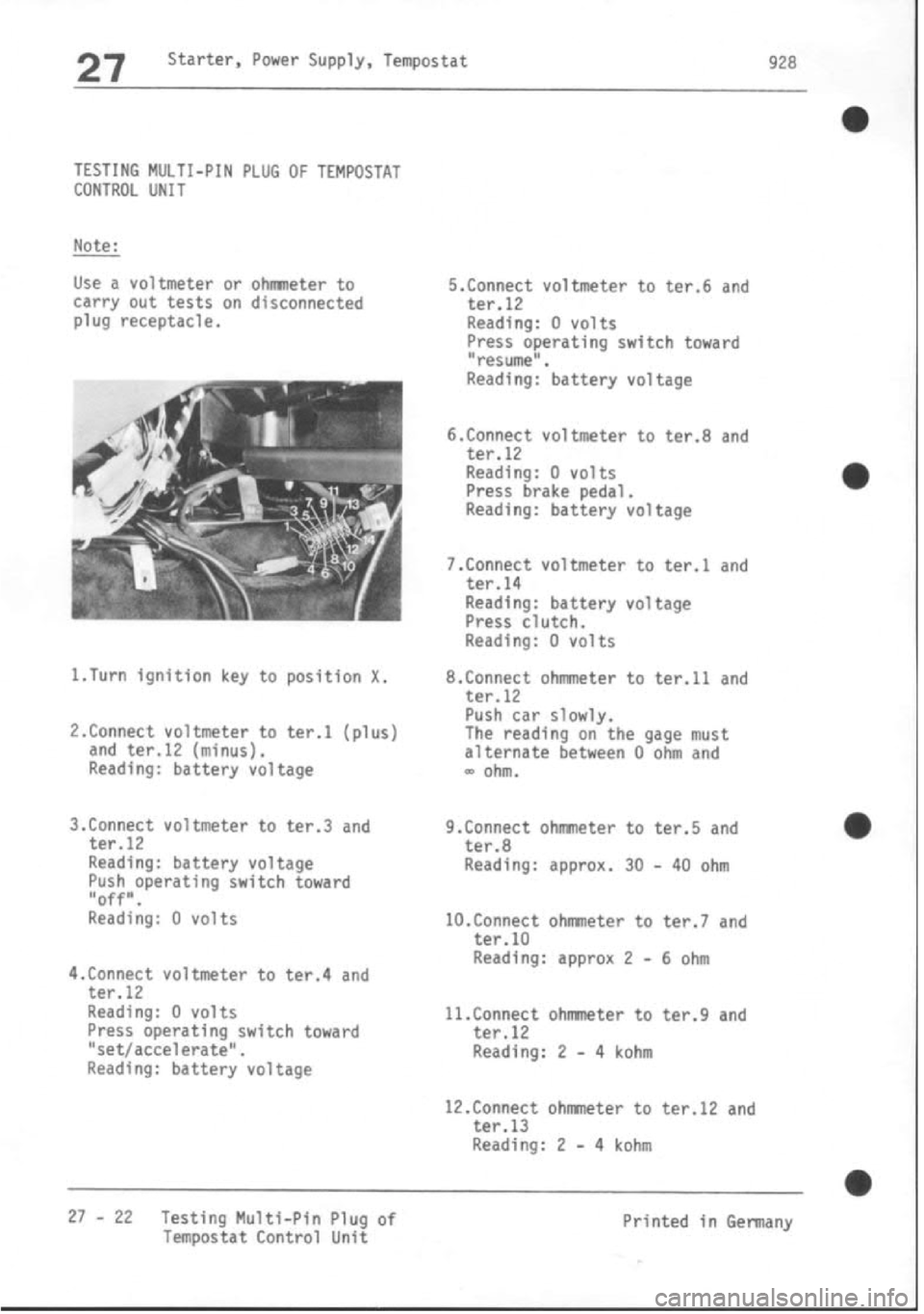 PORSCHE 928 1995  Service Repair Manual 