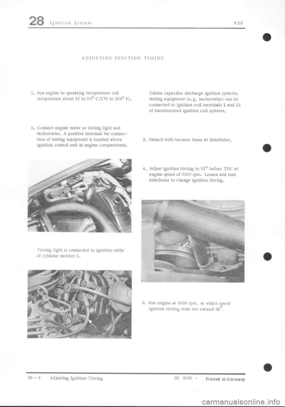 PORSCHE 928 1995  Service Repair Manual 