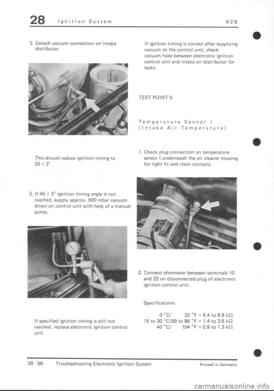 PORSCHE 928 1995  Service Repair Manual 