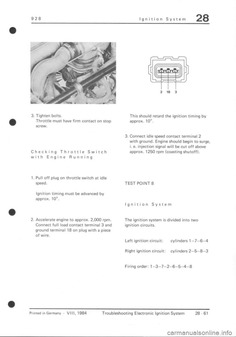 PORSCHE 928 1995  Service Repair Manual 