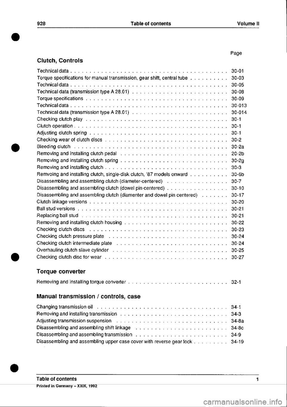 PORSCHE 928 1995  Service Repair Manual 