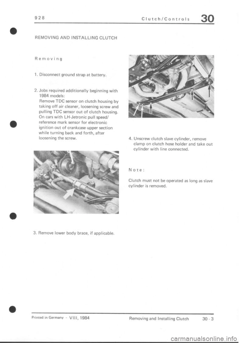 PORSCHE 928 1995  Service Repair Manual 