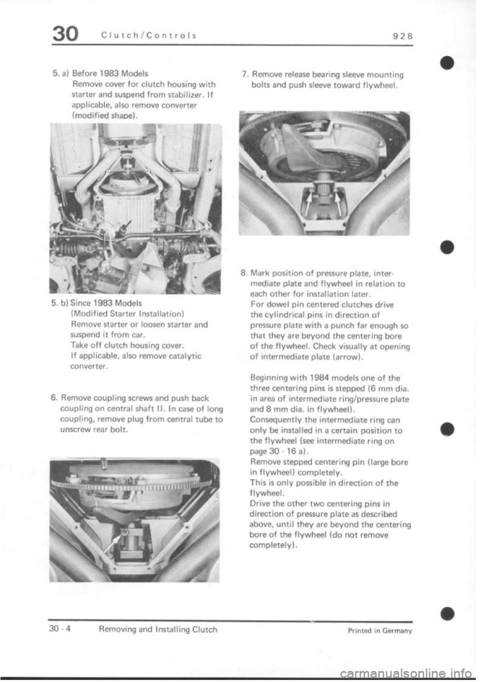 PORSCHE 928 1995  Service Repair Manual 