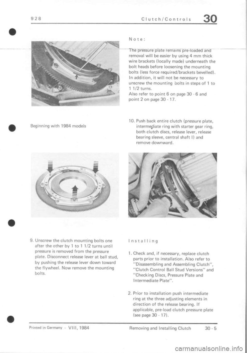 PORSCHE 928 1995  Service Repair Manual 