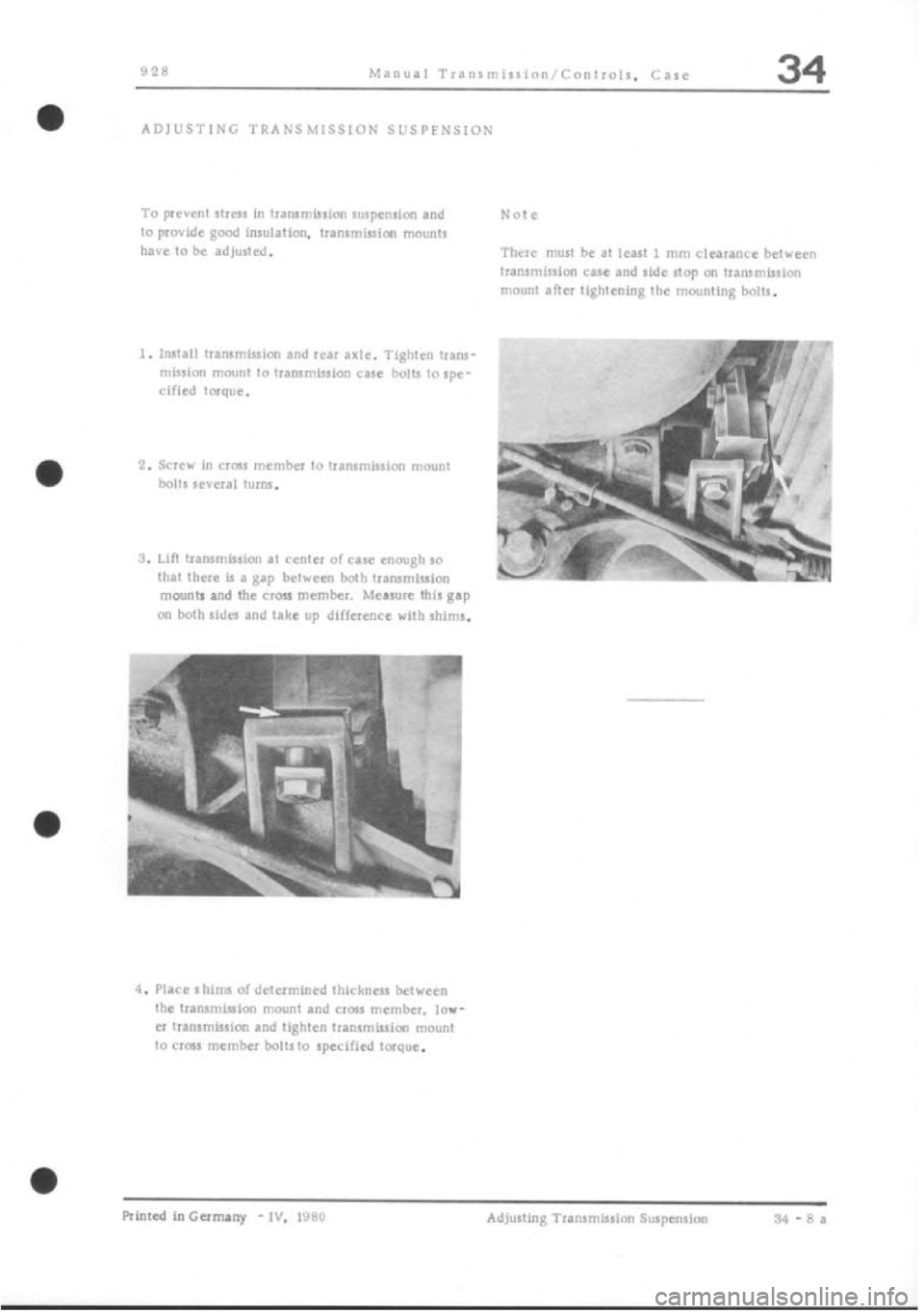 PORSCHE 928 1995  Service Repair Manual 