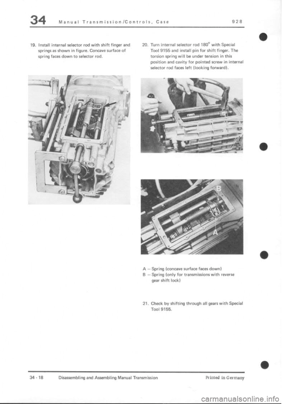 PORSCHE 928 1995  Service Repair Manual 