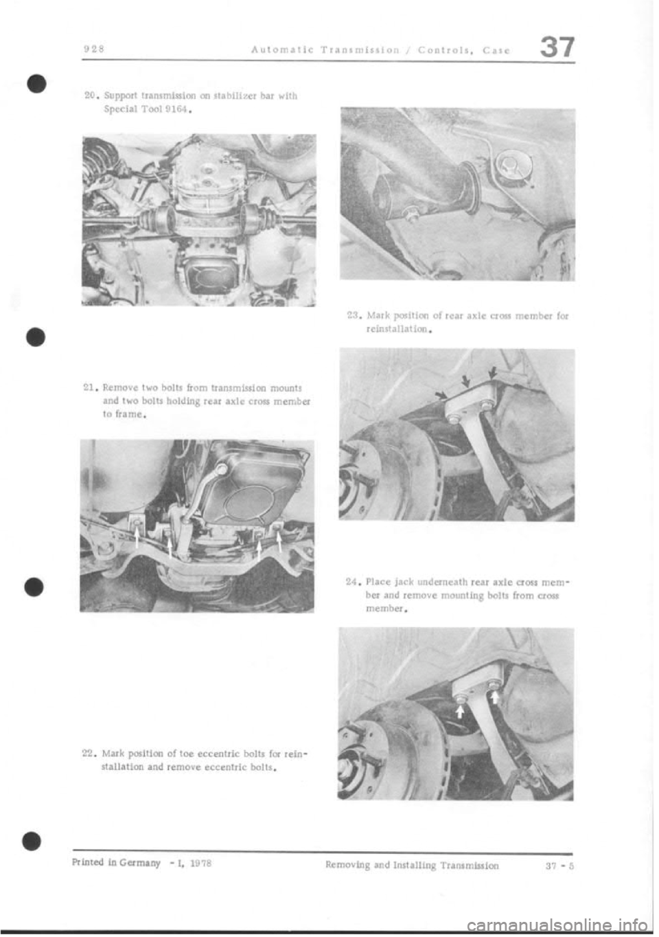 PORSCHE 928 1995  Service Repair Manual 