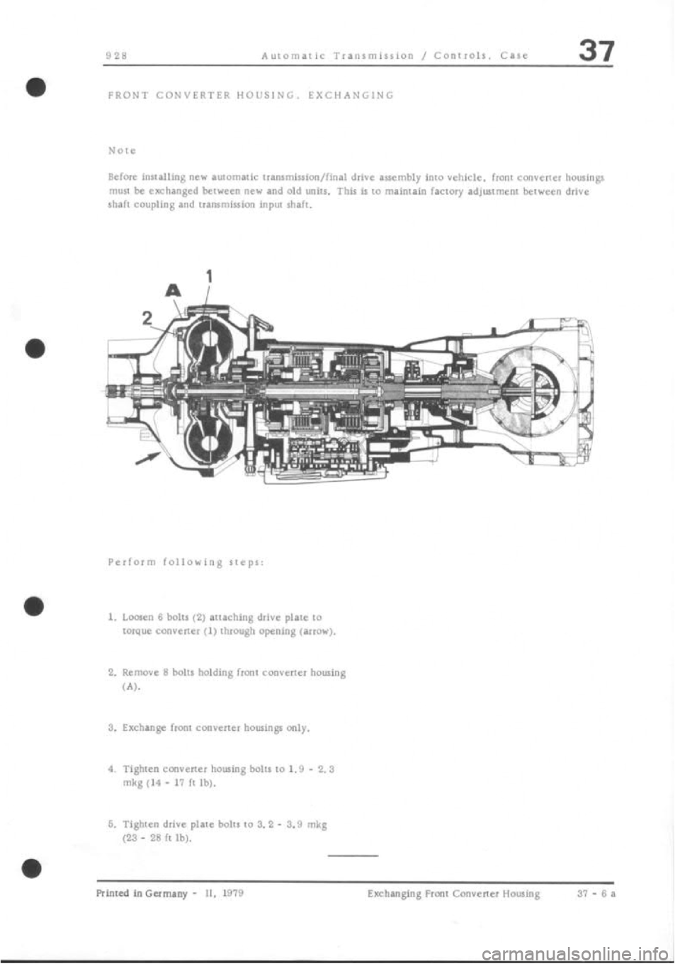 PORSCHE 928 1995  Service Repair Manual 