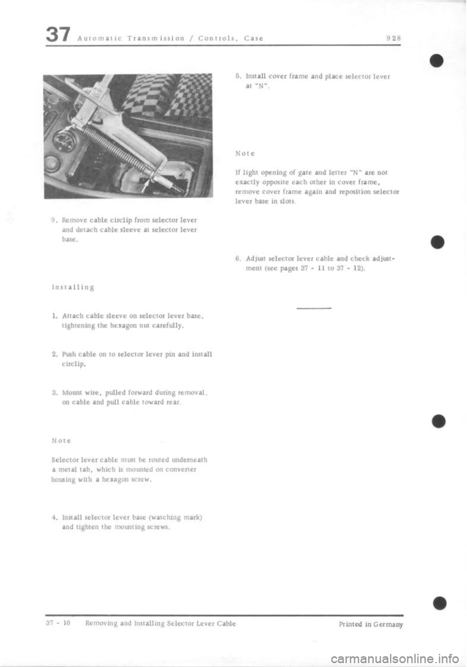 PORSCHE 928 1995  Service Repair Manual 