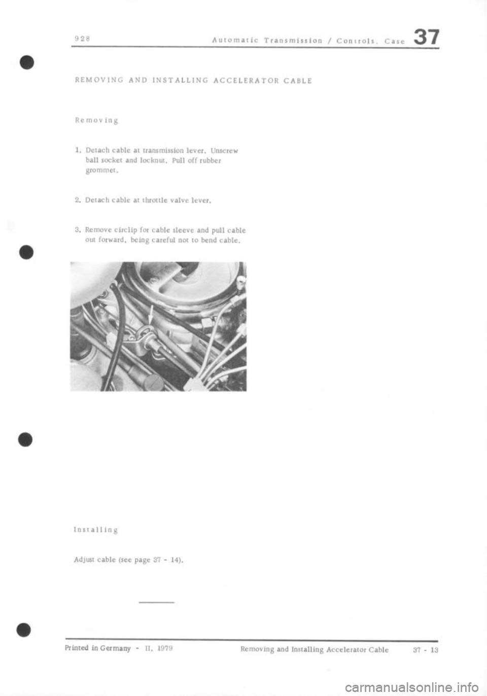 PORSCHE 928 1995  Service Repair Manual 