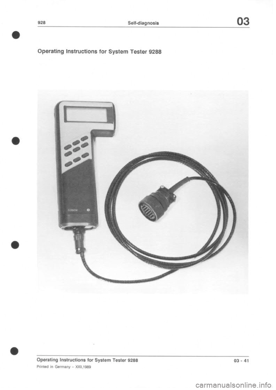 PORSCHE 928 1995  Service Repair Manual 