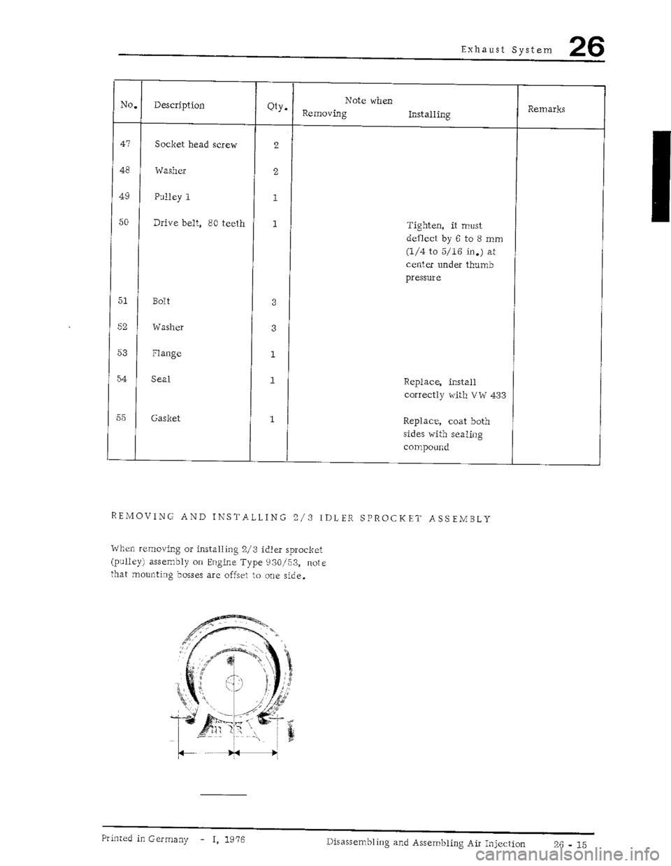 PORSCHE 930 1976  Service Repair Manual 