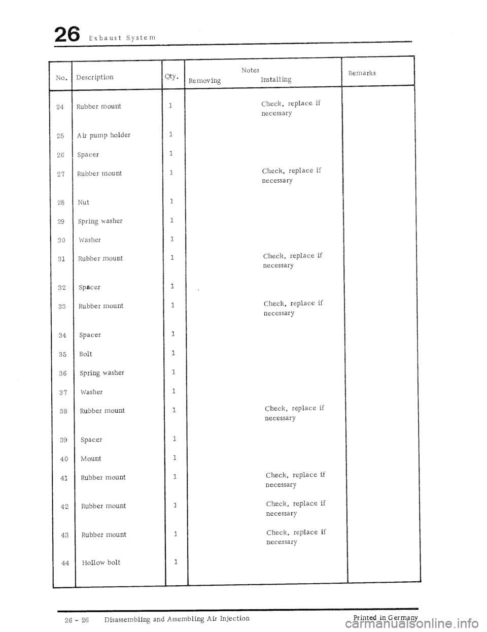 PORSCHE 930 1976  Service Repair Manual 