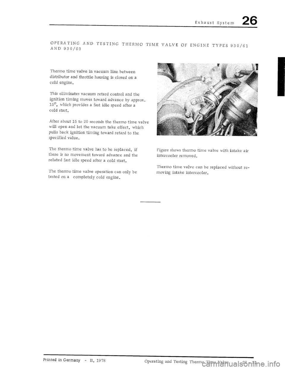 PORSCHE 930 1976  Service Repair Manual 