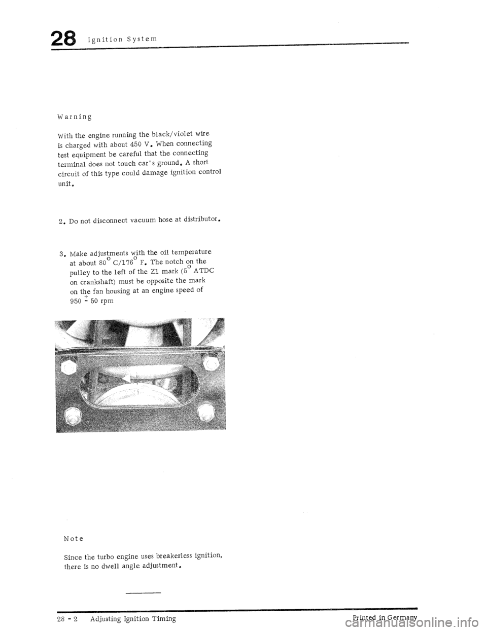 PORSCHE 930 1976  Service Repair Manual 