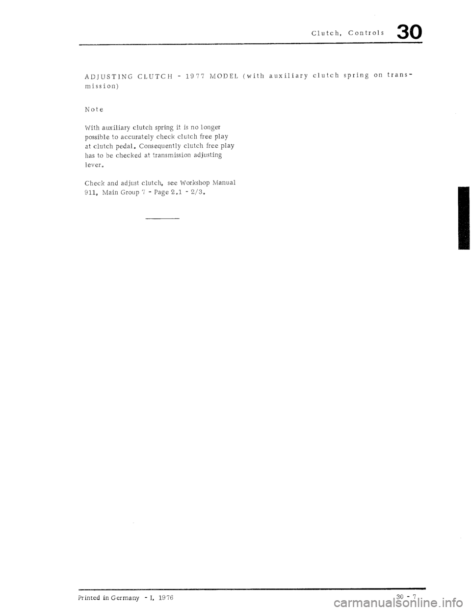 PORSCHE 930 1976  Service Repair Manual 