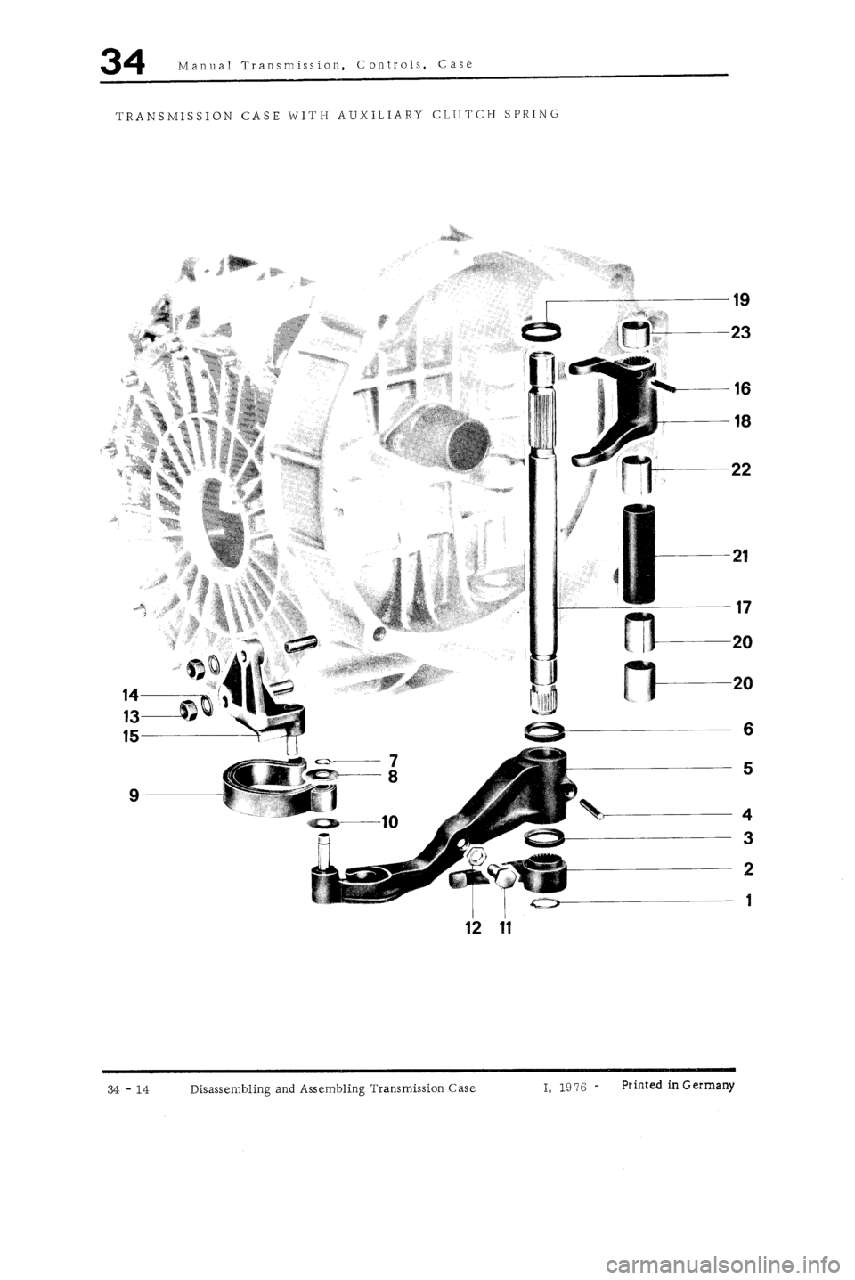 PORSCHE 930 1976  Service Repair Manual 