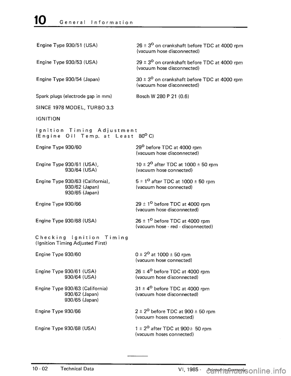 PORSCHE 930 1976  Service Repair Manual 