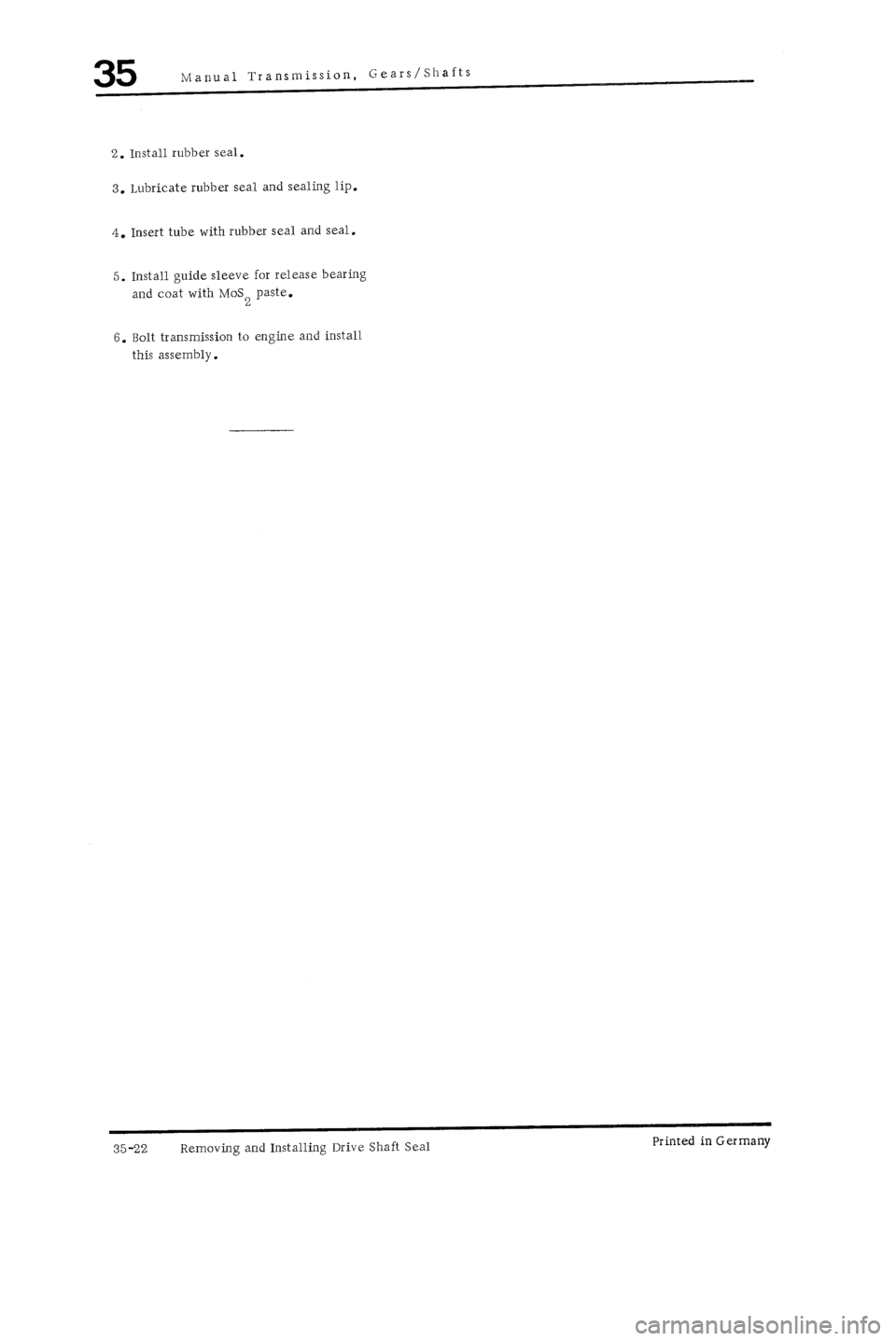 PORSCHE 930 1976  Service Repair Manual 