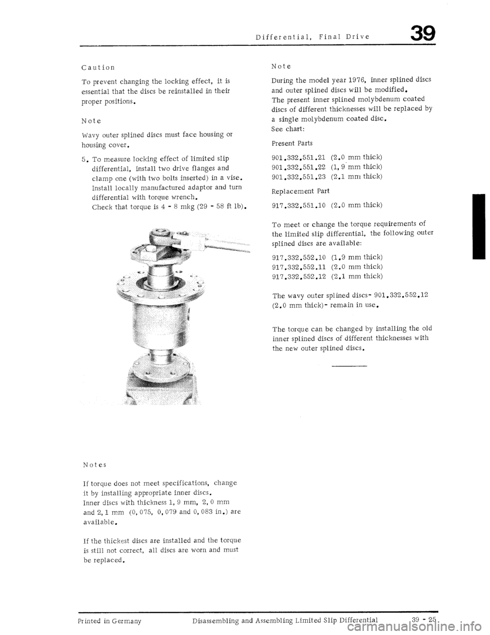 PORSCHE 930 1976  Service Repair Manual 