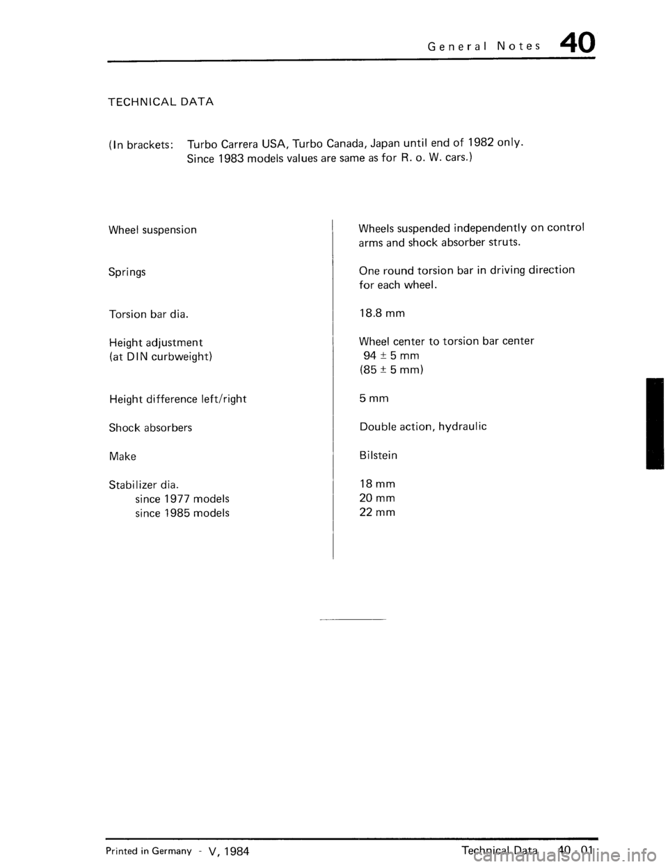PORSCHE 930 1976  Service Repair Manual 