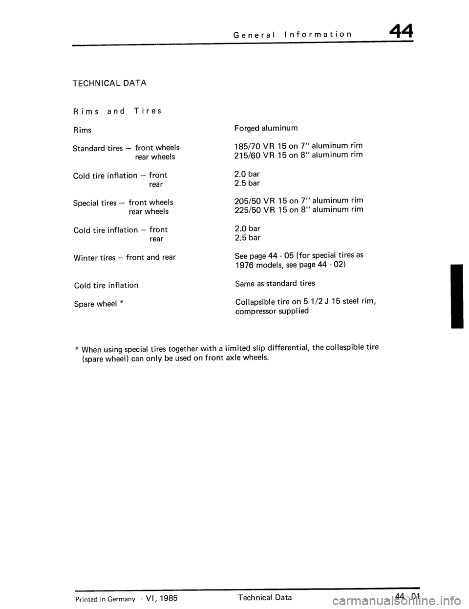 PORSCHE 930 1976  Service Repair Manual 