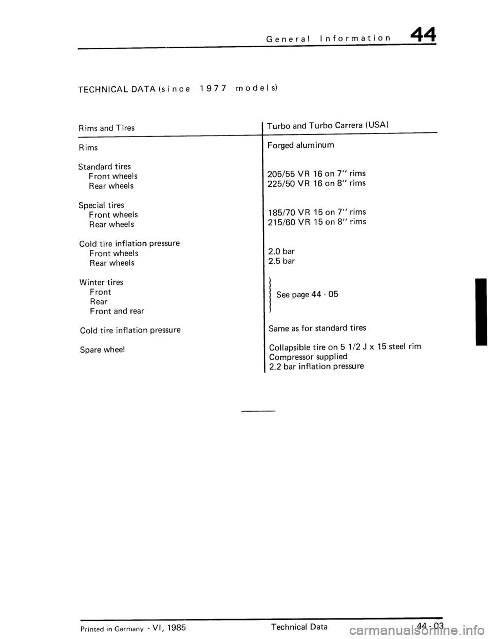 PORSCHE 930 1976  Service Repair Manual 